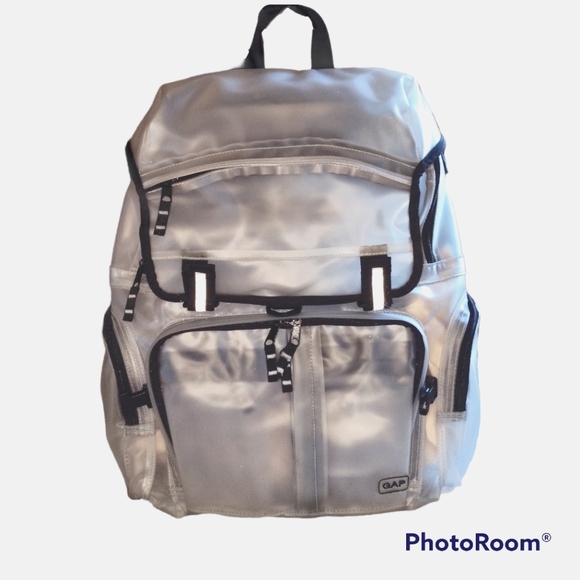 GAP Handbags - Y2K vinyl GAP sherpa backpack daypack NWOT